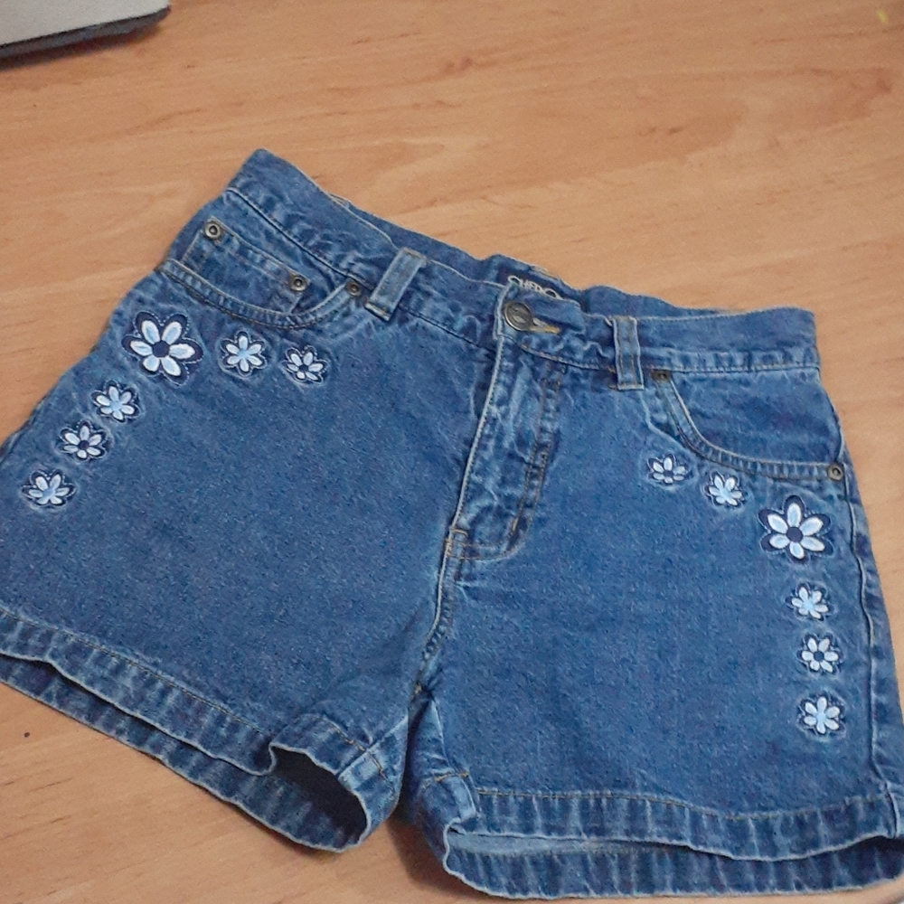 Denim shorts